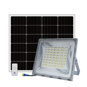 Solar Powered LED Flood Light with Separate Solar Panel